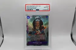 2024 ONE PIECE OP07-500 YEARS IN THE FUTURE TREASURE RARE TRAFALGAR LAW PSA 10 - Image 1