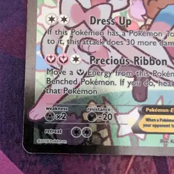 Sylveon EX RC32/RC32 Full Art Holo Pokemon Generations Radiant Collection - Image 5