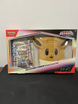 Pokemon TCG S&V Prismatic Evolutions Accessory Pouch Special Collection - Image 1