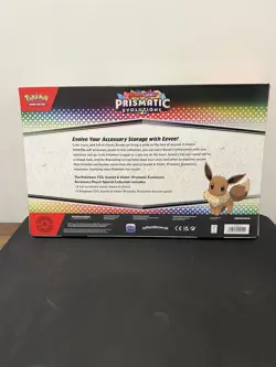 Pokemon TCG S&V Prismatic Evolutions Accessory Pouch Special Collection - Image 3