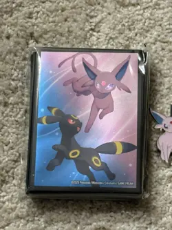 Pokemon TCG - Prismatic Evolutions Figure Collection Sleeves and Pin - Image 3