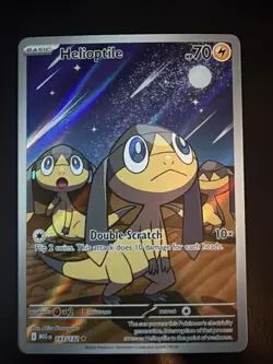 Helioptile Full Art IR 143/132 Me01: Mega Evolution Holo POKEMON NEAR MINT - Image 1