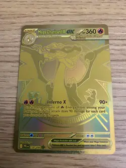 Pokemon TCG - Mega Charizard X EX 130/094 - Phantasmal Flames Gold Ultra Rare - Image 1