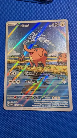 Cufant Full Art Illustration Rare Pokemon TCG Shrouded Fable Card 076/064 - Image 1