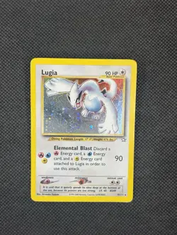 Pokemon TCG Lugia 9/111 Neo Genesis Holo Unlimited [HP-Damaged] - Image 3