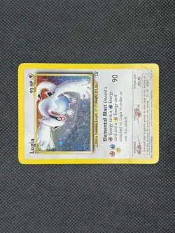 Pokemon TCG Lugia 9/111 Neo Genesis Holo Unlimited [HP-Damaged] - Image 4