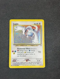Pokemon TCG Lugia 9/111 Neo Genesis Holo Unlimited [HP-Damaged] - Image 5