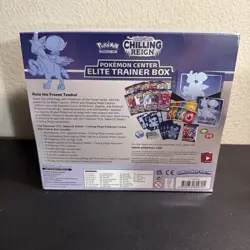 Pokemon Center Sword and Shield Chilling Reign Elite Trainer Box ETB Sealed New - Image 2