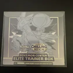 Pokemon Center Sword and Shield Chilling Reign Elite Trainer Box ETB Sealed New - Image 1