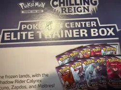 Pokemon Center Sword and Shield Chilling Reign Elite Trainer Box ETB Sealed New - Image 3