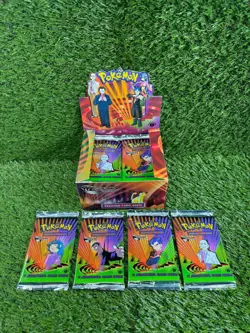 BOX FRESH Pokemon 1st Edition Gym Challenge Booster Pack FACTORY SEALED WOTC - Image 2
