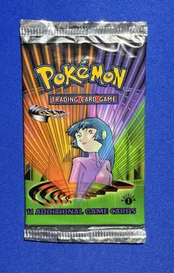 1st Edition Gym Challenge SABRINA Pokemon Card Booster Foil Pack FACTORY SEALED - Image 1