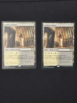Magic the Gathering - 1 xGodless Shrine NM (shock-land) - Ravnica Allegiance - Image 1