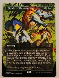 Finale of Devastation (Borderless) Commander Masters Regular NM+ - Image 1