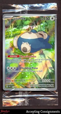 2023 Pokemon TCG Scarlet & Violet 151 Black Star Promos #051 Snorlax P SEALED - Image 1