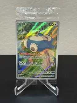 SEALED Pokemon Snorlax SVP 051 Scarlet & Violet 151 Holo Black Star Promo NM - Image 1