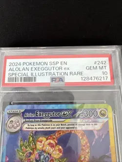 Alolan Exeggutor ex 242/191 Special Illustration Surging Sparks Pokemon PSA 10 - Image 2
