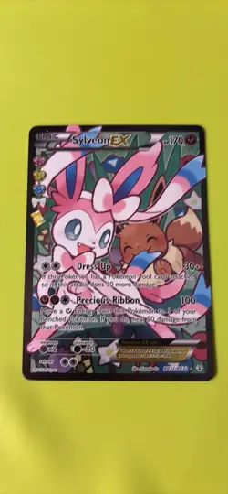 Pokemon TCG Sylveon EX Full Art RC32/RC32 Radiant Collection LP - Image 1