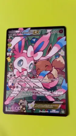 Pokemon TCG Sylveon EX Full Art RC32/RC32 Radiant Collection LP - Image 2