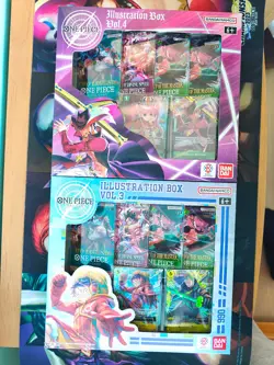 One Piece Trading Card Game: Illustration Box Volume 3 + 4 BOTH! FACTORY SEALED - Image 1