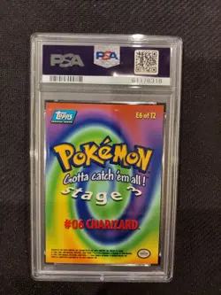 PSA 9 Charizard Topps Pokemon Movie Edition - Image 2