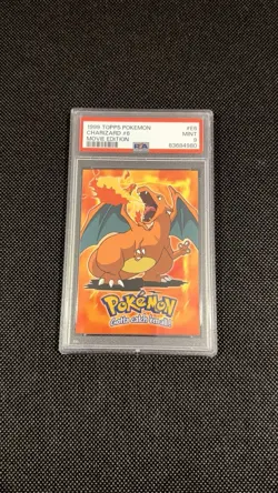 Charizard Topps PSA 9 Pokemon Card E6 1999 Movie Edition Mint - Image 1