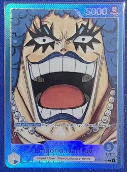 Emporio.Ivankov Op02-049 Alt Art Leader One Piece Card Game NM English - Image 1