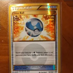 Dive Ball (161 Secret Rare) 161/160 XY - Primal Clash Holo lightly played - Image 1