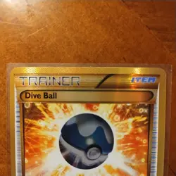 Dive Ball (161 Secret Rare) 161/160 XY - Primal Clash Holo lightly played - Image 2