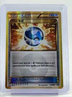 DIVE BALL 2015 POKEMON XY PRIMAL CLASH SECRET RARE POKEBALL 161/160 Q6233 - Image 1