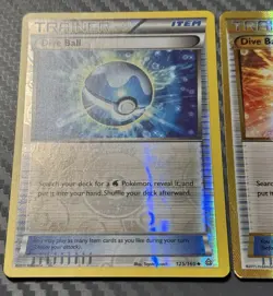 Pokemon TCG Primal Clash Dive Ball 161/160 Holo Secret Rare 125/160 Reverse Holo - Image 2