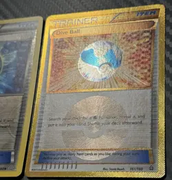 Pokemon TCG Primal Clash Dive Ball 161/160 Holo Secret Rare 125/160 Reverse Holo - Image 3