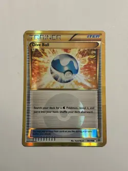 Pokemon TCG Dive Ball Secret Rare 161/160 - Image 1