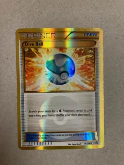 Dive Ball (161 Secret Rare) 161/160 XY - Primal Clash Holo - Image 1