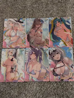 Genki Parade SP Lot Of 6: Drake, Ichinose, Keqing, Miku Goddess Story Waifu - Image 1