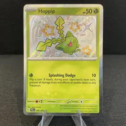 Hoppip 096/091 Sv: Paldean Fates Shiny Rare Holo Mint/NM Pokemon TCG Card - Image 1
