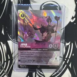Disney Lorcana Jafar Striking Illusionist Into The Inklands 208/204 - Enchanted - Image 1