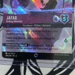 Disney Lorcana Jafar Striking Illusionist Into The Inklands 208/204 - Enchanted - Image 3