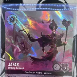Disney Lorcana Jafar Striking Illusionist Into The Inklands 208/204 - Enchanted - Image 4