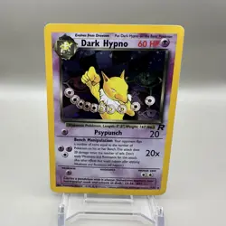 Pokemon TCG Dark Hypno 9/82 Team Rocket Holo Rare Vintage Card - WOTC 1999 NM-LP - Image 1