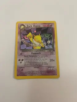 Pokemon Dark Hypno TCG Holo Rare Card 9/82 NM-LP Condition PICTURES Wotc 1999 - Image 1