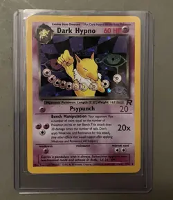Pokemon Dark Hypno TCG Holo Rare Card 9/82 NM Condition Vintage Wotc 1999 - Image 1