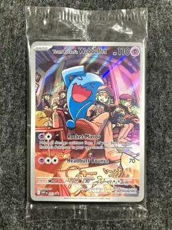 SEALED Team Rocket’s Wobbuffet SVP 203 Destined Rivals ETB Promo Pokemon TCG - Image 1
