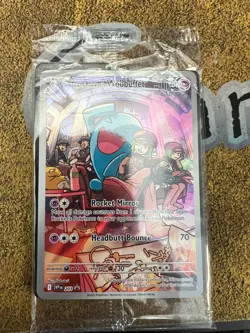 Pokemon SEALED Team Rocket's Wobbuffet SVP 203 Destined Rivals ETB Promo!! - Image 1
