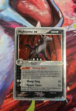 Mightyena ex 101/110 Pokemon 2006 Holon Phantoms Holo Rare - Image 3