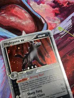 Mightyena ex 101/110 Pokemon 2006 Holon Phantoms Holo Rare - Image 4