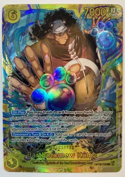 Near Mint Bartholomew Kuma OP12-119 SEC, One Piece CCG: Legacy of the Master - Image 1