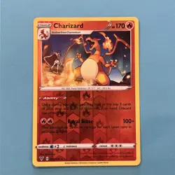 Pokemon TCG Vivid Voltage: Charizard Reverse Holo #25/185 LP - Image 1