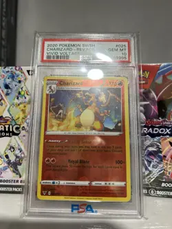 Pokemon TCG SWSH Vivid Voltage Charizard #25/185 Reverse Holo Rare - Image 2