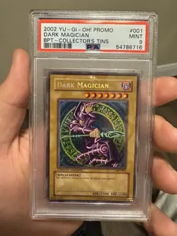 2002 Yu-Gi-Oh Collector Tins Dark Magician # BPT-001 Secret Rare 💎PSA 9 Mint💎 - Image 1